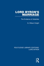 Knight, G: Lord Byron's Marriage