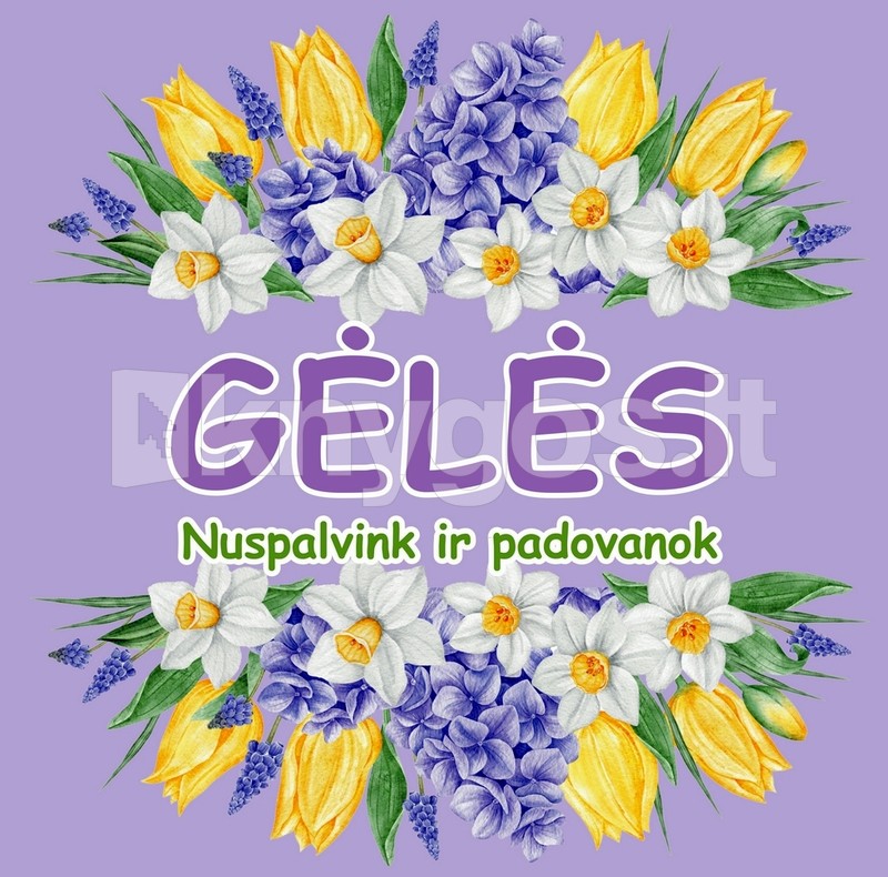 GĖLĖS. Nuspalvink ir padovanok | Knygos.lt