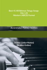Best 41 AR.Rehman Telugu Songs (Ver 1.0) - Western (ABCD) Format