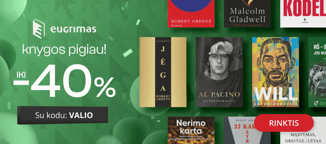 LEIDYKLOS EUGRIMAS KNYGOS - extra nuolaidos iki -40%!