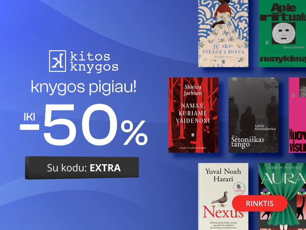 LEIDYKLOS KITOS KNYGOS KNYGOMS - extra nuolaidos iki -50%!