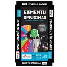 Kortelių žaidimas „Elementų sprogimas“, lietuvių kalba Kortelių žaidimas „Elementų sprogimas“, lietuvių kalba