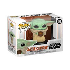 FUNKO POP! Vinilinė figūrėlė Star Wars: The Mandalorian - The Child w/cup, 8 cm