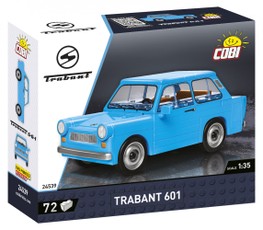 Statybinių blokelių rinkinys, 72 vnt. – Trabant 601
