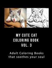 My Cute Cat Coloring Book Vol 3