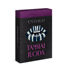 Pokalbių kortelės UNTOLD: TAMSIAI JUODA