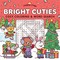 Bright Cuties: Christmas Cozy Coloring & Word Search Book