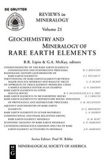 Geochemistry & Mineralogy of Rare Earth Elements
