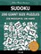 Sudoku 200 Giant Size Puzzles, 100 Medium and 100 Hard, To Keep Your Brain Active For Hours