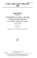S. 2442, S. 2465, S. 2479, S. 2480, and S. 2503