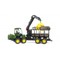Bruder John Deere 1210E miškovežis su griebtuvu