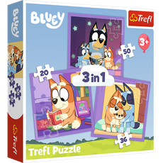 TREFL BLUEY 3 dėlionių rinkinys