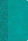 NASB Large Print Compact Reference Bible, Teal Leathertouch