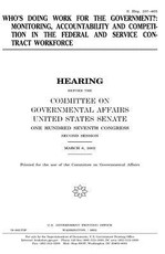 Who's doing work for the government?