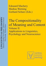 Applications to Linguistics, Psychology and Neuroscience