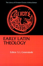 Early Latin Theology