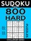 Sudoku Book 800 Hard Puzzles