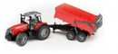 Bruder Massey Ferguson žaislinis traktorius su priekaba