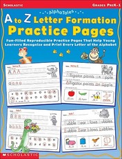 A to Z Letter Formation Practice Pages