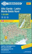 Tabacco Wandern 1 : 25 000 Riva del Garda - Ledro - Monte Baldo Nord