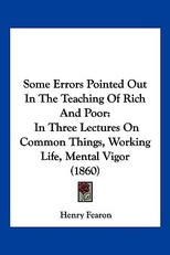 Some Errors Pointed Out In The Teaching Of Rich And Poor