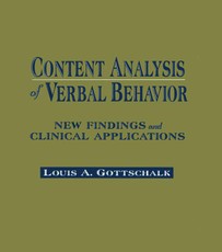 Gottschalk, L: Content Analysis of Verbal Behavior