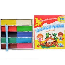 Plastilinas 200 g. GAMMA 10 sp.