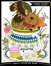 Squirrel Adult Coloring Books