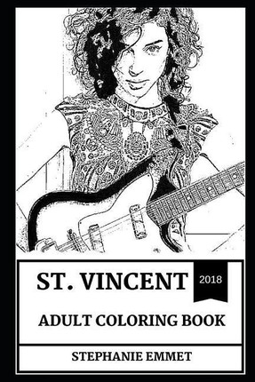 Download St. Vincent Adult Coloring Book: Youngest Grammy Award..