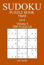 300 Hard Sudoku Puzzle Book - 2018