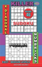 Killer sudoku X diagonal. Numbricks puzzles
