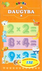 Daugyba. Linksmi pratimai su 132 daugkartiniais lipdukais
