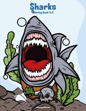 Sharks Coloring Book 1 & 2