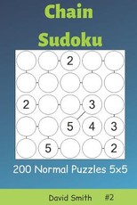 Chain Sudoku - 200 Normal Puzzles 5x5 Vol.2