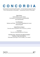 Concordia - Internationale Zeitschrift für Philosophie 87