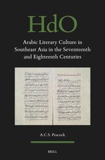 Arabic Literary Culture in Southeast Asia in the Seventeenth and Eighteenth Centuries