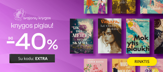 Leidyklos SVAJONIŲ KNYGOS knygoms iki -40% extra nuolaidos!