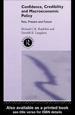 Confidence, Credibility and Macroeconomic Policy