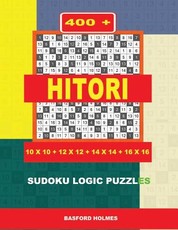 400 Hitori 10x10 + 12x12 + 14x14 + 16x16