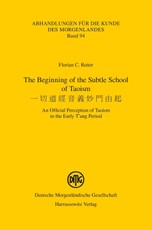 The Beginning of the Subtle School of Taoism