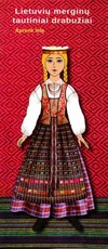 Lietuvių merginų tautiniai drabužiai. Aprenk lėlę