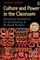 Culture and Power in the Classroom