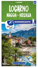 Locarno / Maggia - Verzasca 44 Wanderkarte 1:40 000 matt laminiert
