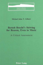 Bertolt Brecht's Striving for Reason, Even in Music