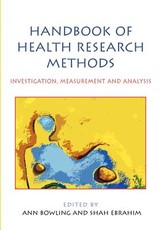 Handbook of Health Research Methods