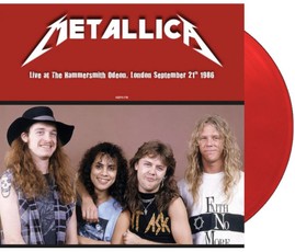 Vinilinė plokštelė LP METALLICA „Live at the Hammersmith Odeon, London, 1986“ (Red Vinyl) (LP)