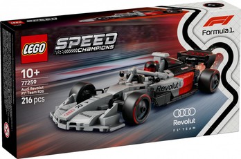 LEGO Speed Champions 77259 Audi Revolut F1 komandos R2 6 lenktyninis automobilis