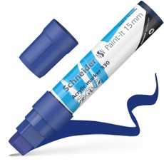 Žymeklis akrilinis Paint-lt 330 15mm mėlynas