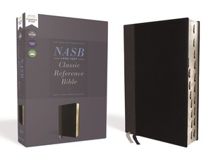 Nasb, Classic Reference Bible, Leathersoft, Black, Red Letter, 1995 Text, Thumb Indexed, Comfort Print
