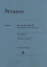 Richard Strauss - Vier Lieder op. 27